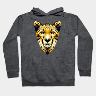 Abstract Geometric Cheetah - Color Design Hoodie